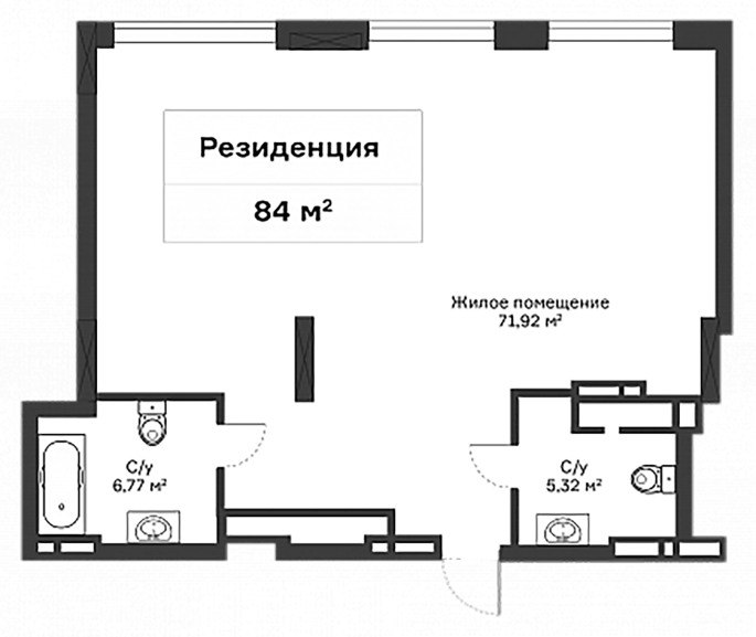 Продажа квартиры свободной планировки в&nbsp;жилом комплексе «Чикаго»