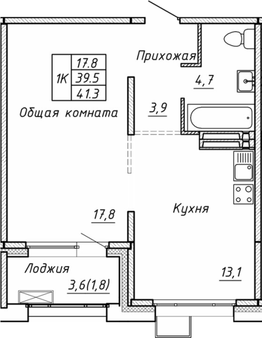 Продажа 1-комнатной в&nbsp;жилом комплексе «Гренландия»