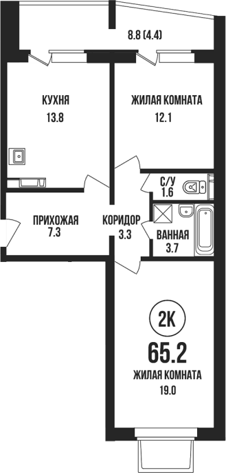 Продажа 2-комнатной в&nbsp;жилом комплексе «Династия»