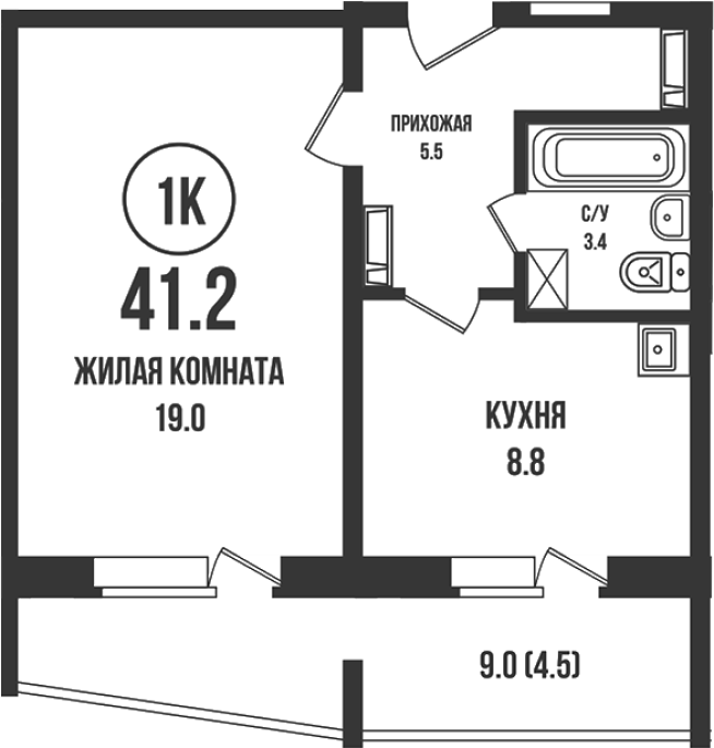 Продажа 1-комнатной в&nbsp;жилом комплексе «Династия»