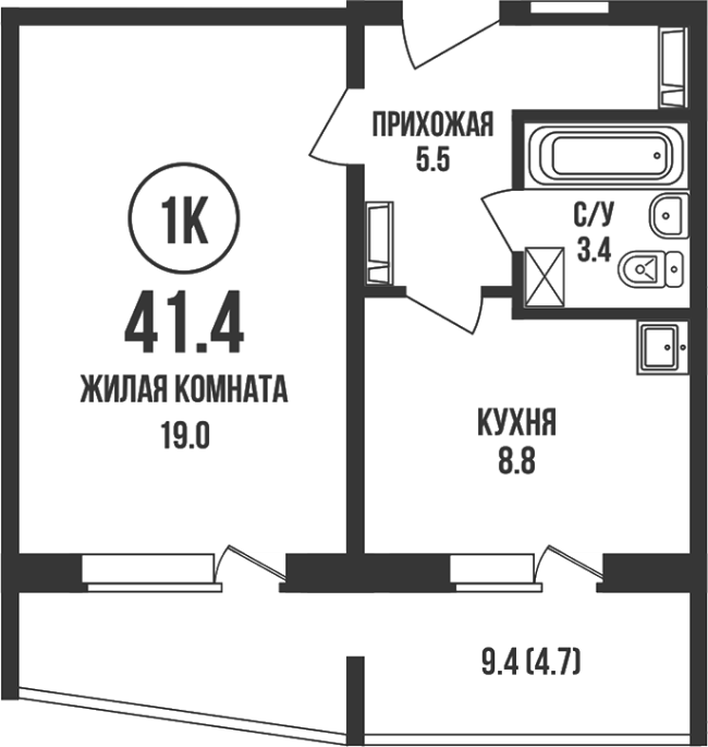 Продажа 1-комнатной в&nbsp;жилом комплексе «Династия»