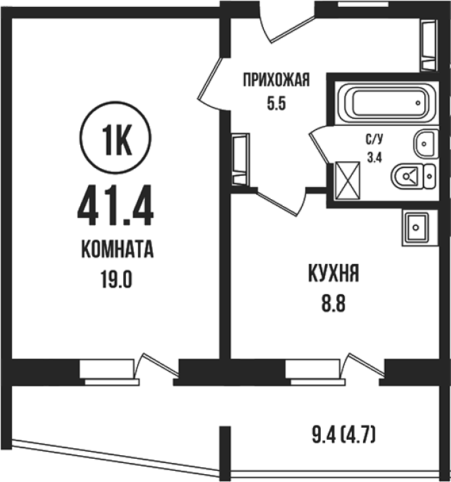 Продажа 1-комнатной в&nbsp;жилом комплексе «Династия»