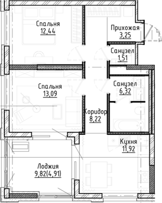 Продажа 2-комнатной в&nbsp;жилом комплексе «Город-на-озере»