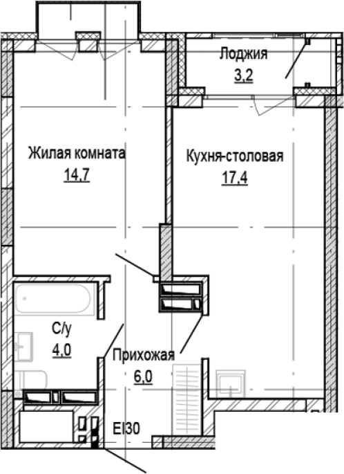 Продажа 1-комнатной в&nbsp;жилом комплексе «Кварталы Немировича»