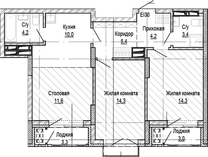 Продажа 2-комнатной в&nbsp;жилом комплексе «Кварталы Немировича»
