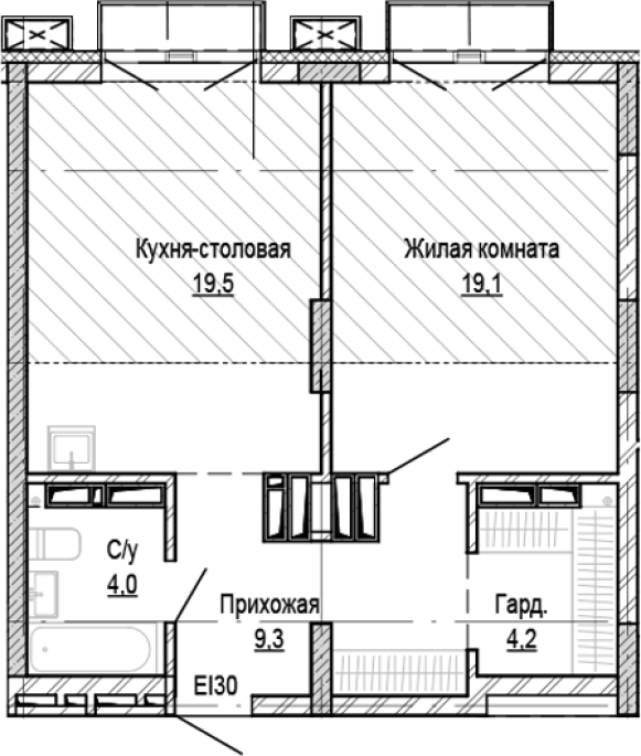 Продажа 1-комнатной в&nbsp;жилом комплексе «Кварталы Немировича»