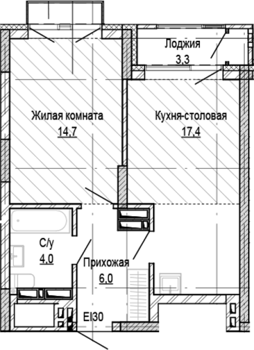 Продажа 1-комнатной в&nbsp;жилом комплексе «Кварталы Немировича»