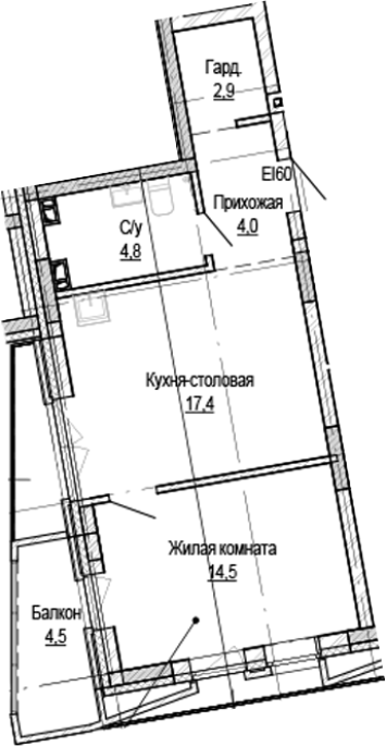 Продажа 1-комнатной в&nbsp;жилом комплексе «Кварталы Немировича»