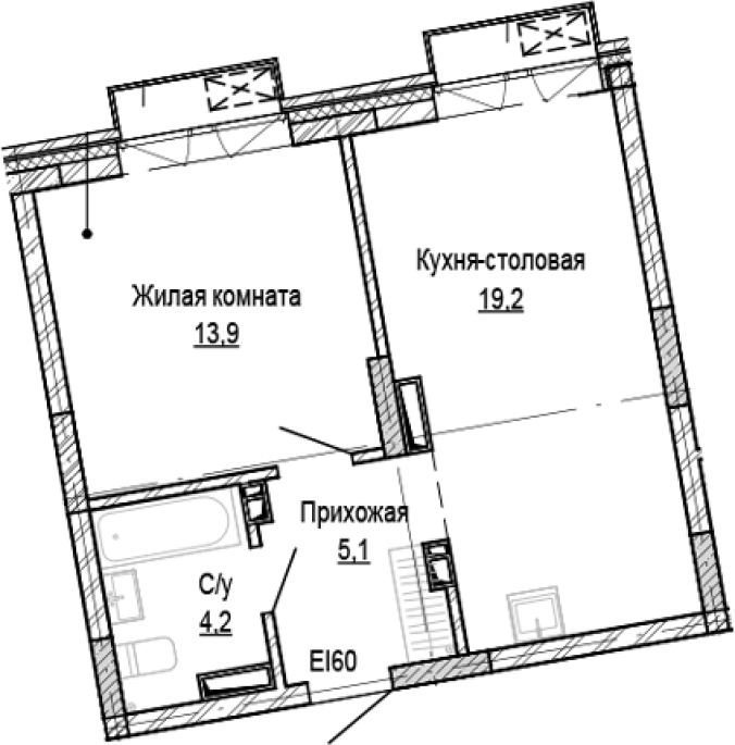 Продажа 1-комнатной в&nbsp;жилом комплексе «Кварталы Немировича»