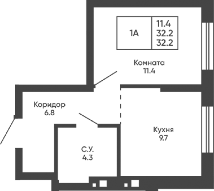 Продажа 1-комнатной в&nbsp;жилом комплексе «Башни Дзен»