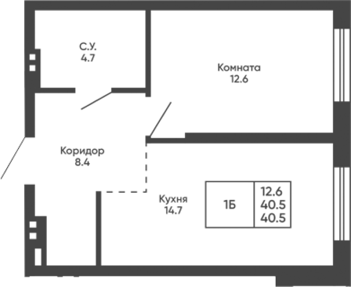 Продажа 1-комнатной в&nbsp;жилом комплексе «Башни Дзен»
