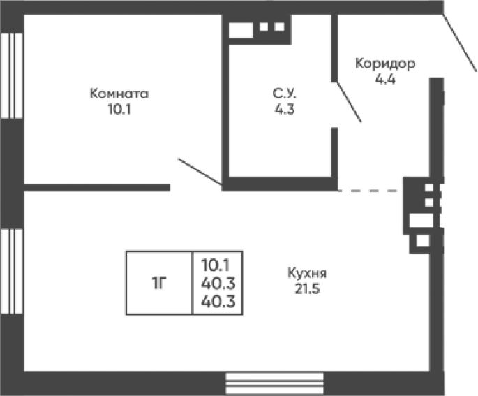 Продажа 1-комнатной в&nbsp;жилом комплексе «Башни Дзен»