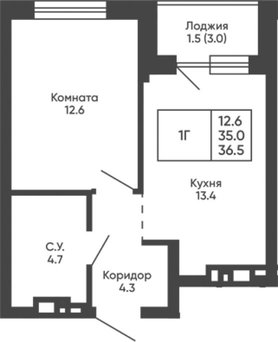 Продажа 1-комнатной в&nbsp;жилом комплексе «Башни Дзен»
