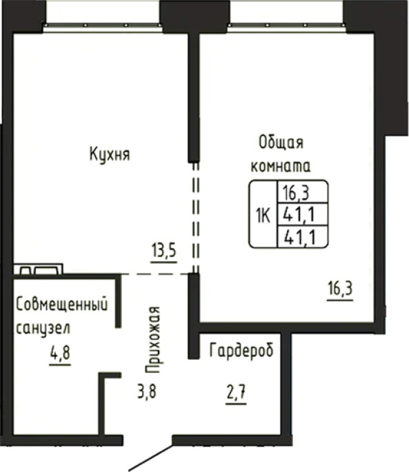 Продажа 1-комнатной в&nbsp;жилом комплексе «Гренландия»