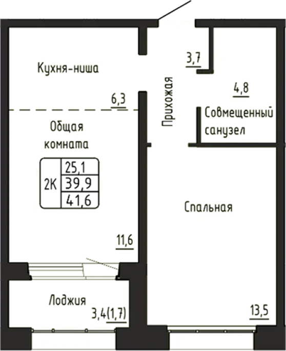 Продажа 1-комнатной в&nbsp;жилом комплексе «Гренландия»