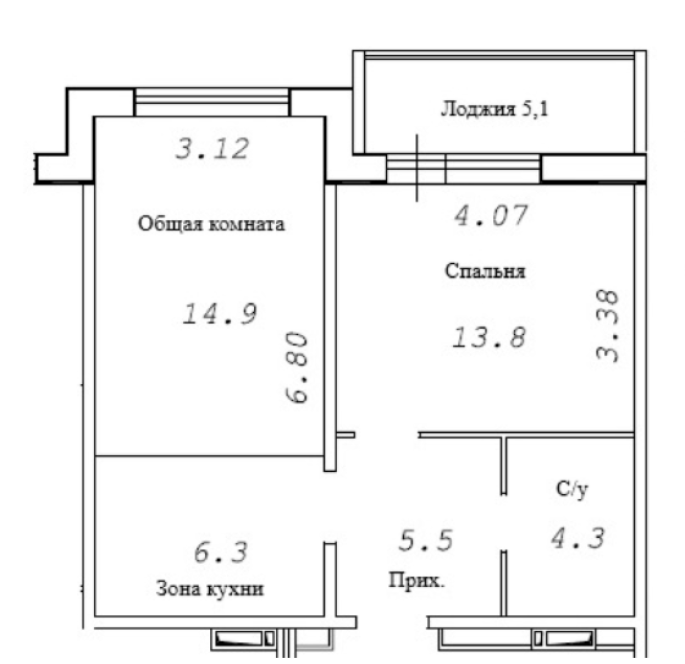 Продажа 2-комнатной студии в&nbsp;жилом комплексе «Фламинго»