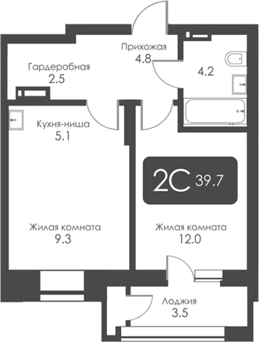 Продажа 1-комнатной в&nbsp;жилом комплексе «City Towers»