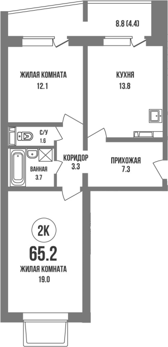 Продажа 2-комнатной в&nbsp;жилом комплексе «Династия»