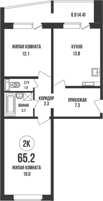 Продажа 2-комнатной в&nbsp;жилом комплексе «Династия»
