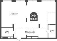 Кв. свободной пл. в жилом комлексе «Тихомиров»