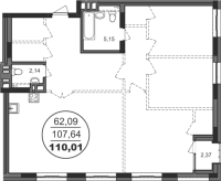 Кв. свободной пл. в жилом комлексе «RICHMOND Residence»