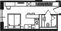 Кв. свободной пл. в жилом комлексе «Башни YES»