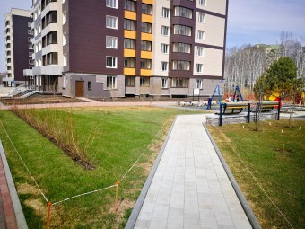 Озеленение территории в ЖК «Кольцово»