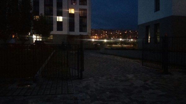 Освещение двора ЖК «Европейский Берег»